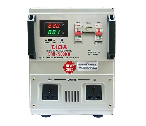 Ổn áp LiOA 5KVA DRII-5000 II Loại 1 Pha (Mới 2020)