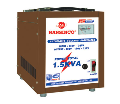 Ổn Áp Hansinco 1.5 KVA 1 Pha